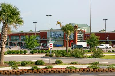 The Carolina Forest shopping plaza at the corner of Carolina Forest Blvd. and Route 501, slightly more than one-half mile from Windsor Green. The plaza contains a Kroger's grocery store and many other retail storefronts.