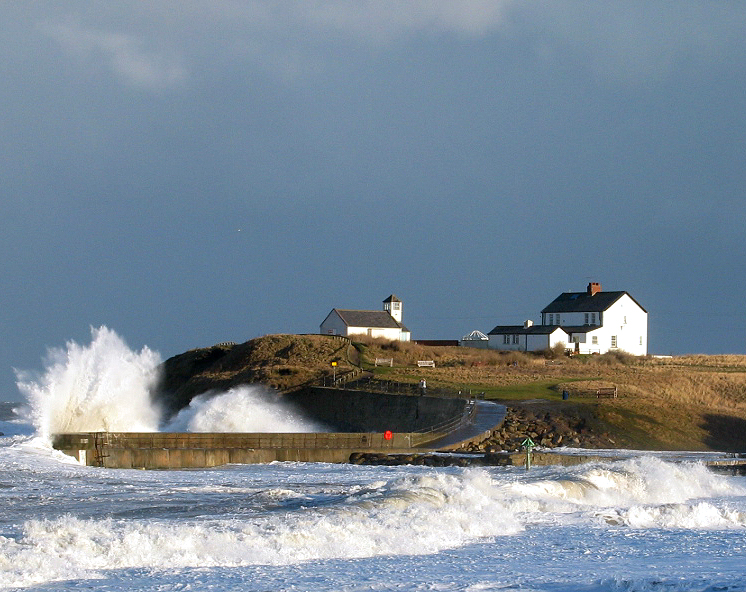 Late winter high tide - Seaton Sluice