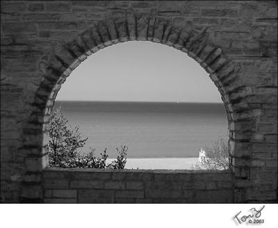 Another Stone Arch in a Lake Michigan Park