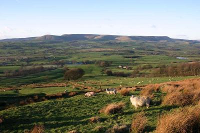 Parlick and Fairsnape Fell from Longridge Fell