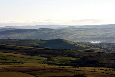 The View east from Pendle Hill