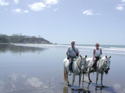 Morning ride at Playa Ostional