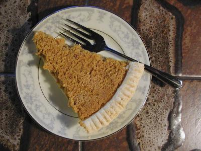 Pumpkin Pie, made by photographer