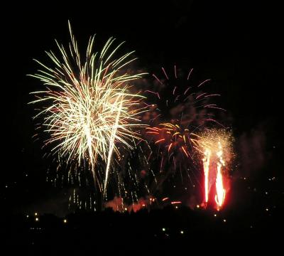 fireworks, July 4th 2003