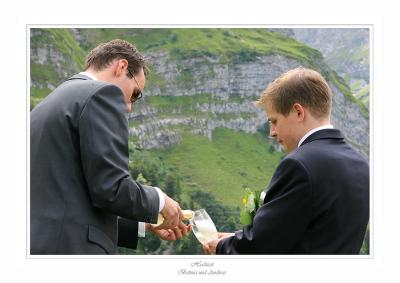 warum nicht ein Glas Schämpis?