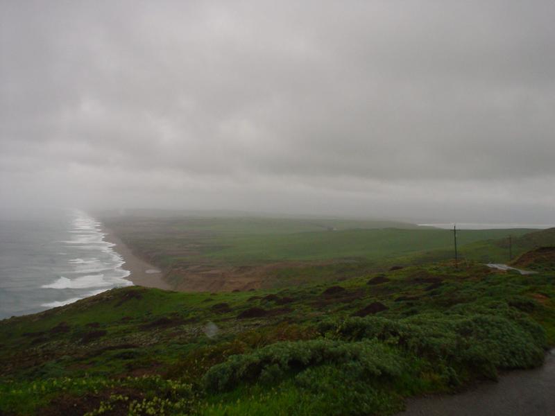 View north on Point Reyes