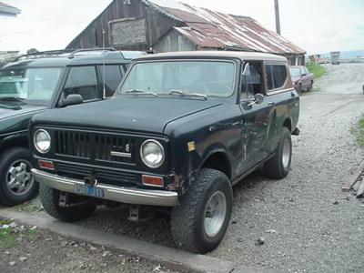 1973 International Scout II- our camping truck, still have it.