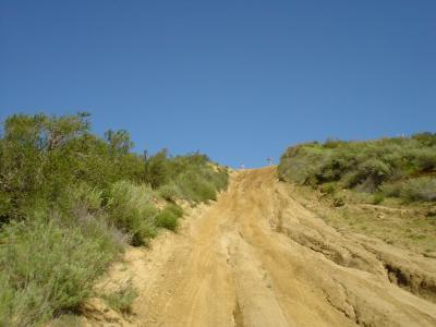 One of the hill climbs at Hollister