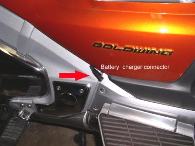 Battery charger plug
