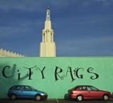 City Rags and Fox Theater tower