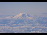 Mount St. Hellens, whats left of it, on the flight to Vancouver.