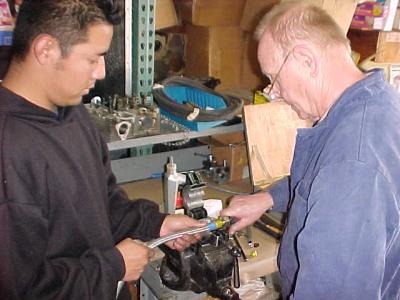 Gustauv & Ricardo making fuel lines