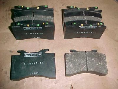Textar 1431G Brake pads for the ATE & Gulf Girling calipers
