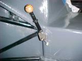 Reinstalling the shifter. Thats a first gear lockout , Reverse lockout is on a seprate lever