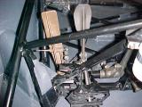 the Pedal assy. W/O master cylinders installed , View from the front of the car