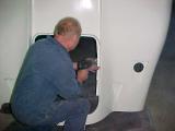 Trimming the rear tail section