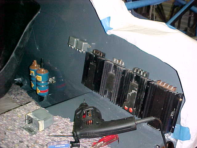 The CD ignition units mounted