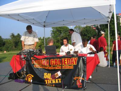 The Ticket's Live Broadcast from the Tailgate.