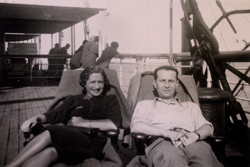 Aboard the Ordua en route to Cuba - December 1938 