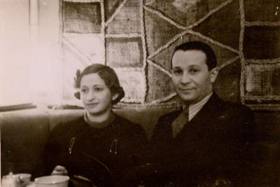 My father and mother on their first date, December 1937