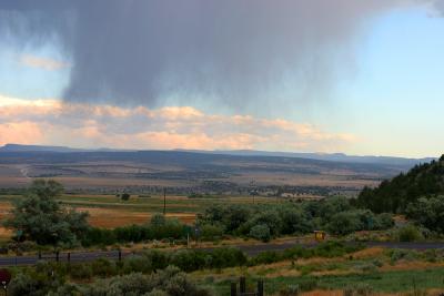 Sunset Storm from Frenchglen