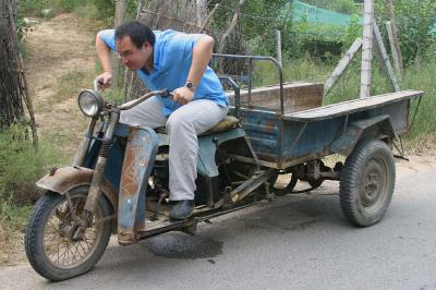 Rusty motorcycle