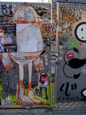 Graffiti robot, Enschede.