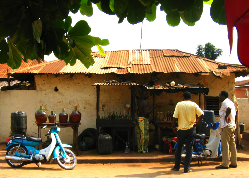 Beninese gas station