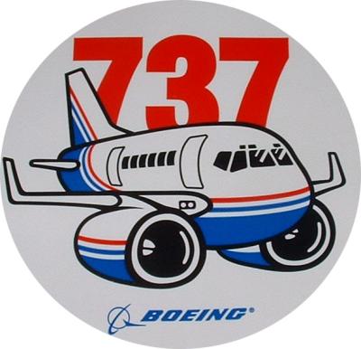 Collectable Boeing 737-700 Official Winglet Sticker (Special Prize?)