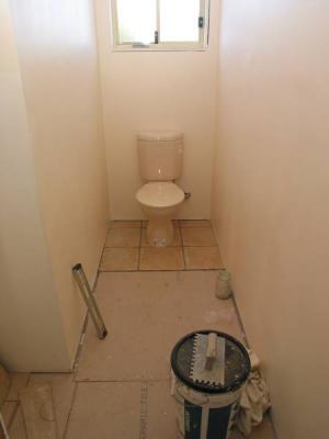 toilet installed