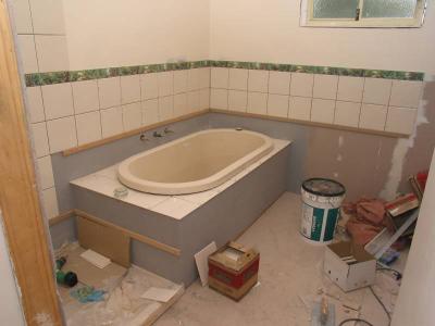 bathroom tiles appear