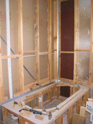 bathroom started