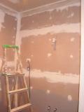 filling joints - upstairs bathroom