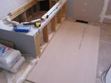 floor tile underlay -bathroom
