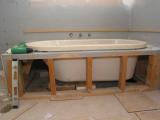 bath installed - side view