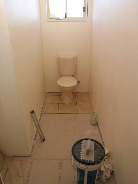 toilet installed