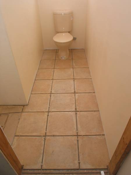 floor tiles done