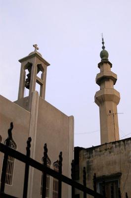 Churches and Mosques stand side by side in Lebanon