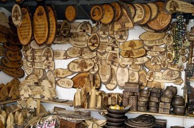 Souvenirs made of Cedar wood