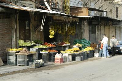 Fruit & vegetable shop, Sidon