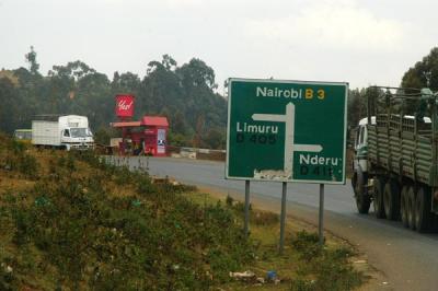 The road back to Nairobi