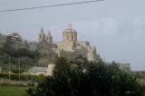 Mdina Cathedral from the bus