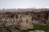 Great Court Baalbek and the Anti-Lebanon Range