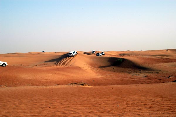 Arabian Adventures sends 20-30 4x4's a day on the desert safari