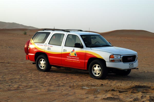Arabian Adventures logo vehicle