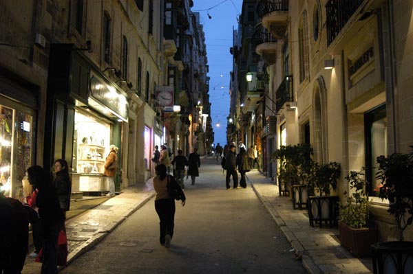 Evening in Valletta