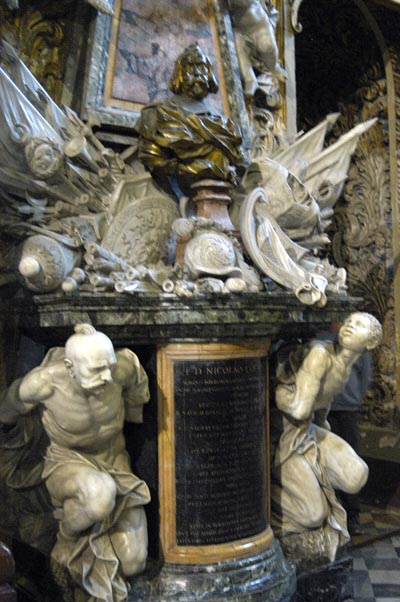 Tomb with Ukrainian Cossack and African slave, Cathedral of St. John