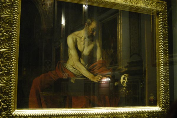 Caravaggio's St. Jerome Writing