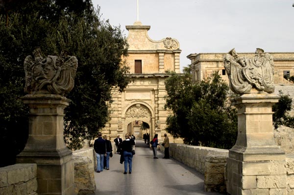 Main gate to Mdina