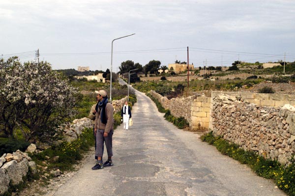 Hiking out to the Dingli Cliffs